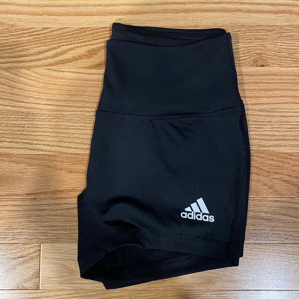 Adidas black womens compression shorts size M